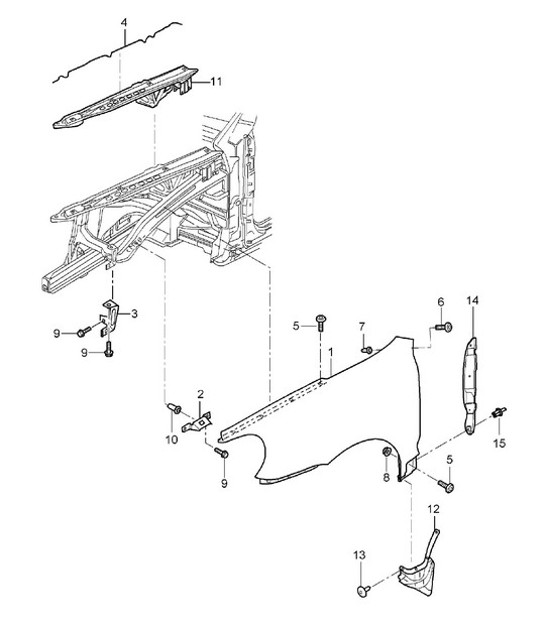Diagram 801-40 Porsche 944 2.5L 8V 1982-87 