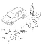 Body Cayenne 9PA (955) 2003-2006