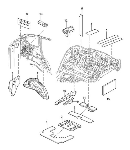 Diagram 807-40 Porsche 991 GT3 Cup 2016 Carrosserie