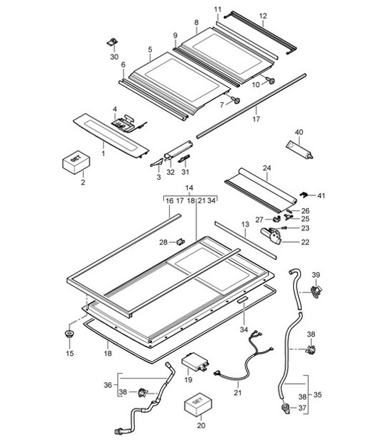 Diagram 811-05 Porsche 356C 1963-65 Body
