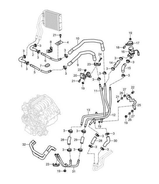 Diagram 813-12 Porsche Cayenne 9YA.2 (E3 II) 2023>> 