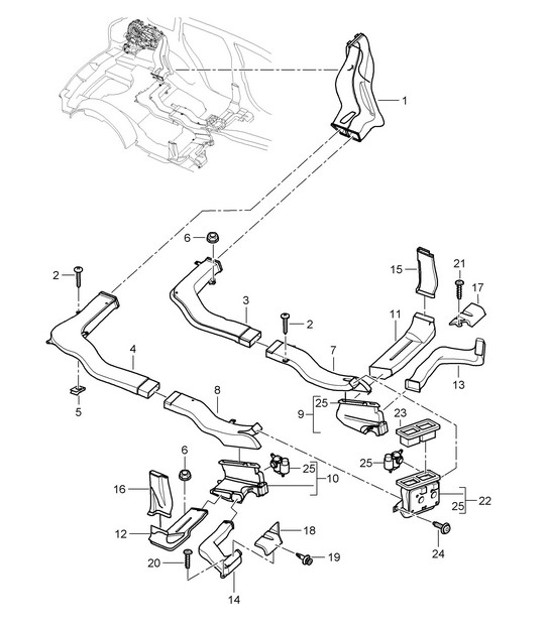 Diagram 813-35 Porsche 997 MK1 GT3 / GT3 RS 2007-09 Body