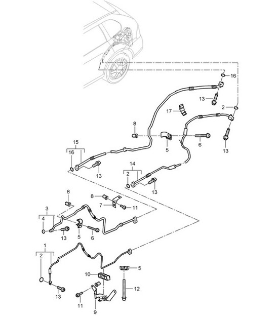 Diagram 813-65 Porsche 997 MK1 GT3 / GT3 RS 2007-09 Body