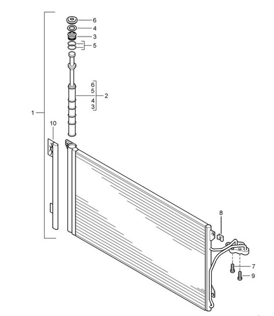 Diagram 813-75 Porsche 924 Carrera GTS 2.0L 1982 Body