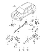 Electrical equipment Cayenne 9PA (955) 2003-2006