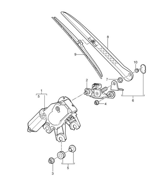 Diagram 904-05 Porsche Macan (95B) MK1 (2014-2018) Elektrische Ausrüstung