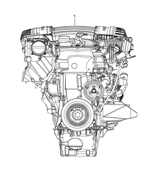 Diagram 101-010 Porsche Cayenne 9PA1 (957) 2007-2010 Engine