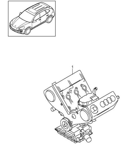 Diagram 101-025 Porsche 911 & 912 (1965-1989) Engine