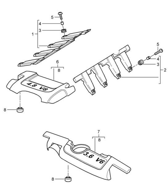 Diagram 103-008 Porsche 911 & 912 (1965-1989) Engine