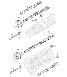 Nockenwelle (Modell: 4801,4851) Cayenne 9PA1 (957) 4.8L 2007-10