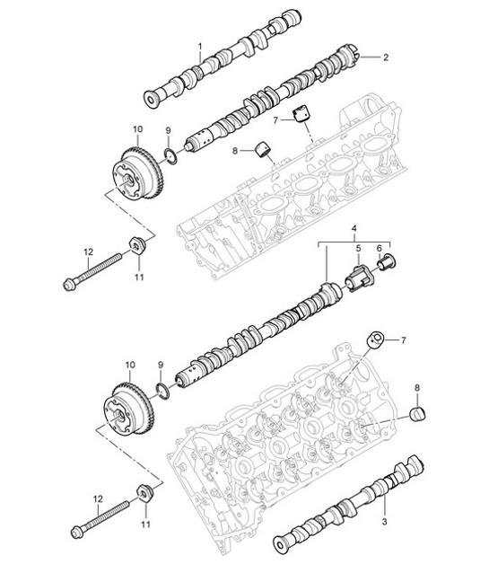 Diagram 103-010 Porsche Macan (95B) MK1 (2014-2018) Moteur