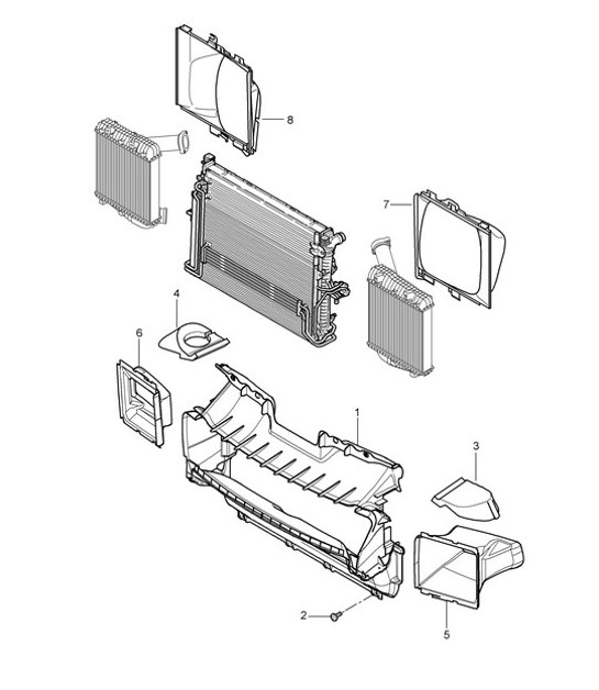 Diagram 105-055 Porsche 996 (911) (1997-2005) Engine
