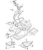 Fuel System, Exhaust System Cayenne 9PA1 (957) 2007-2010