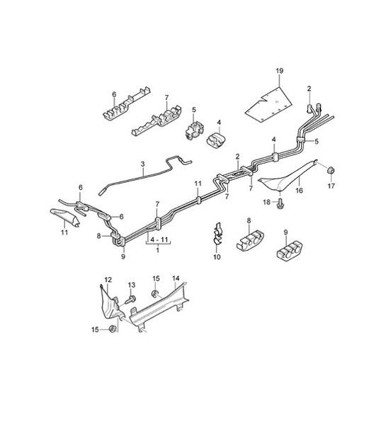 Diagram 201-015 Porsche 9J1.1 Taycan 2020-24 