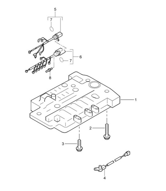 Diagram 340-002 Porsche Macan (95B) MK1 (2014-2018) Übertragung