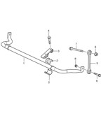 Front Axle, Steering  Cayenne 9PA1 (957) 2007-2010