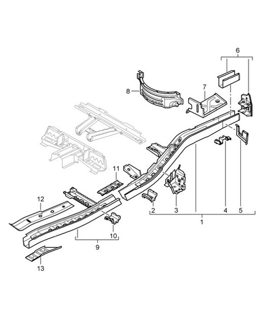 Diagram 801-025 Porsche Macan-e (95C) Electric 2024>> 