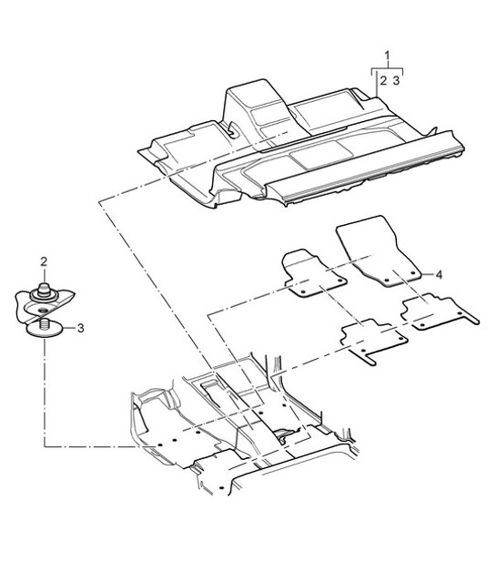Diagram 807-005 Porsche Panamera 970 MK1 (2009-2013) Body