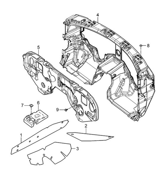 Diagram 817-067 Porsche Macan (95B) MK1 (2014-2018) Body