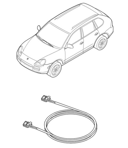 Diagram 902-051 Porsche Cayenne 92A (958) 2010-2017 Electrical equipment