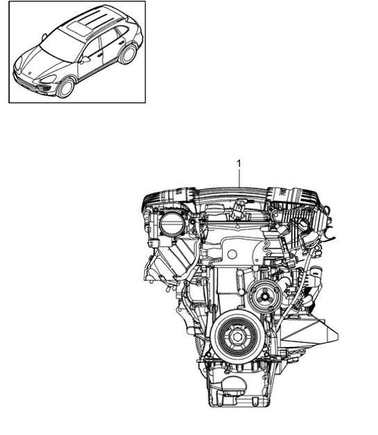 Diagram 101-015 Porsche Cayman 718C (982C) 2017>> Engine