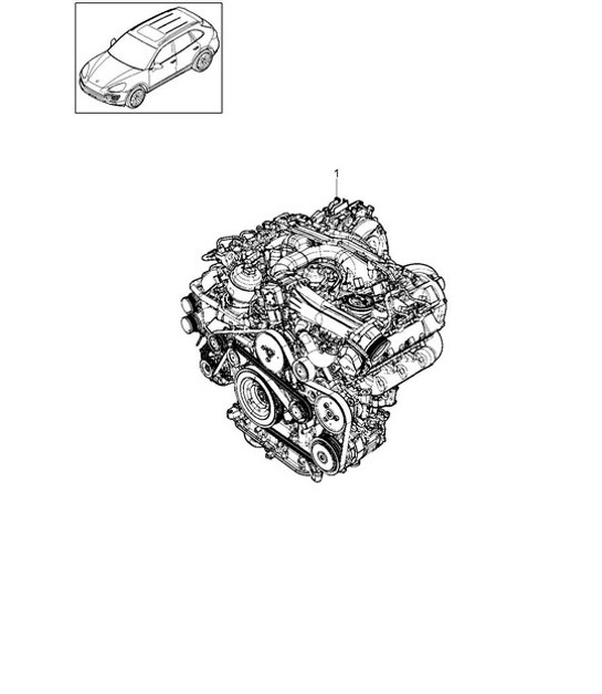 Diagram 101-025 Porsche Cayman 718C (982C) 2017>> Engine