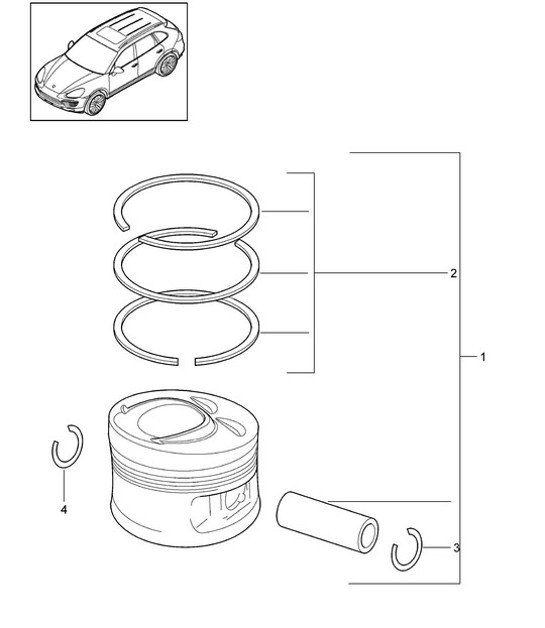 Diagram 102-055 Porsche 911 1965-1968 2.0L / 912 SWB (F) Engine
