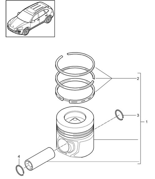 Diagram 102-070 Porsche 928GT 5.0L 1989-91 
