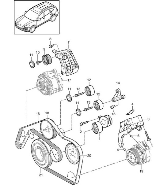 Diagram 102-092 Porsche 928 (1978-1995) 