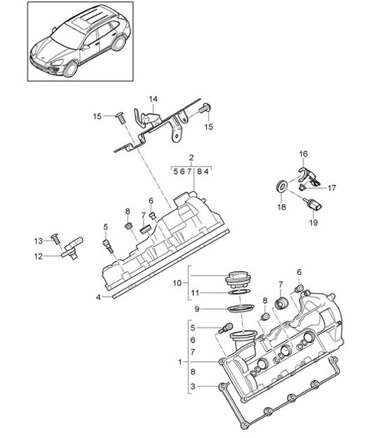 Diagram 103-032 Porsche 9J1.1 Taycan 2020-24 