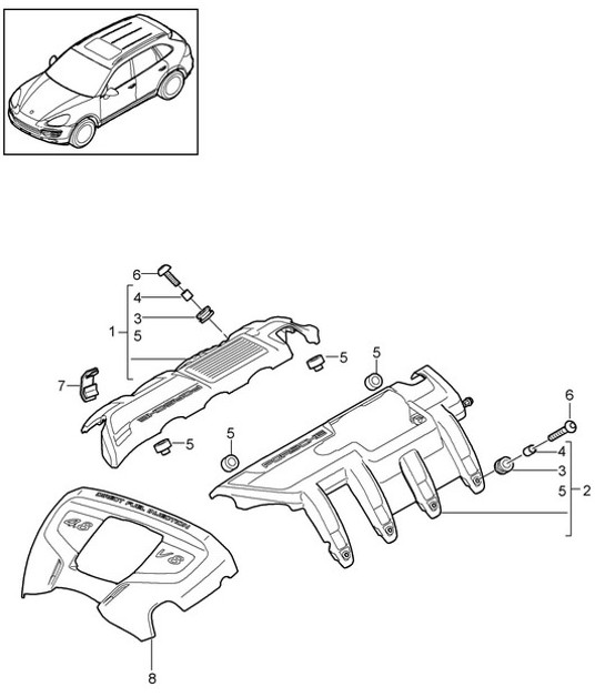 Diagram 103-040 Porsche 944 2.7L 8V 1988-89 