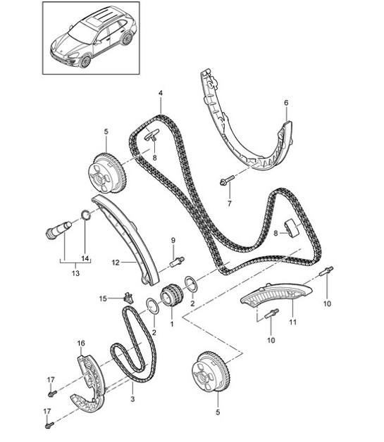 Diagram 103-072 Porsche 911 & 912 (1965-1989) Motor
