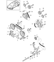 Ventilsteuerung (Modell: 06EC,CGEA, CGE,CGFA,CJT) Cayenne 92A (958) 3.0L HYBRID 2011-18
