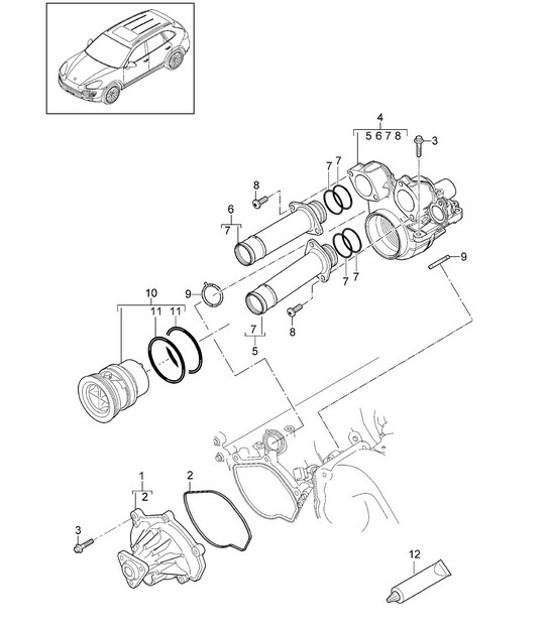 Diagram 105-002 Porsche 9J1.1 Taycan Turbo 2020-24 