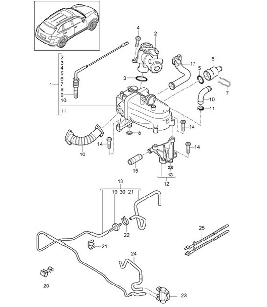Diagram 108-050 Porsche 944 (1982-1991) 