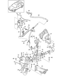 Ricircolo dei gas di scarico/sistema di aspirazione (Modello: CRCA,CRCB, CNRB,CVVA, CVVB,CVVC) Cayenne 92A (958) 3.0L DIESEL 05/2011-18