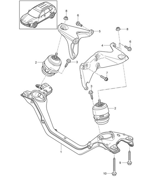 Diagram 109-060 Porsche Cayman 718C (982C) 2017>> 引擎