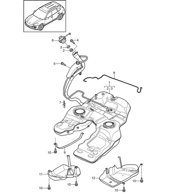Diagram 201-005 Porsche 928S 4.7L 1981-83 