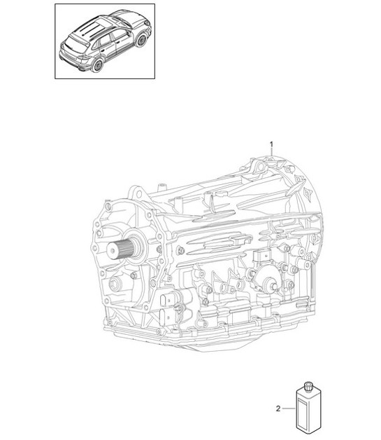 Diagram 320-005 Porsche 992.1  Carrera 4 Cabriolet 3.0L 2019-24 Transmission