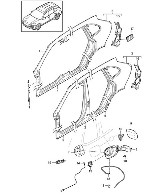 Diagram 801-055 Porsche Macan (95B) MK3 2022>> 