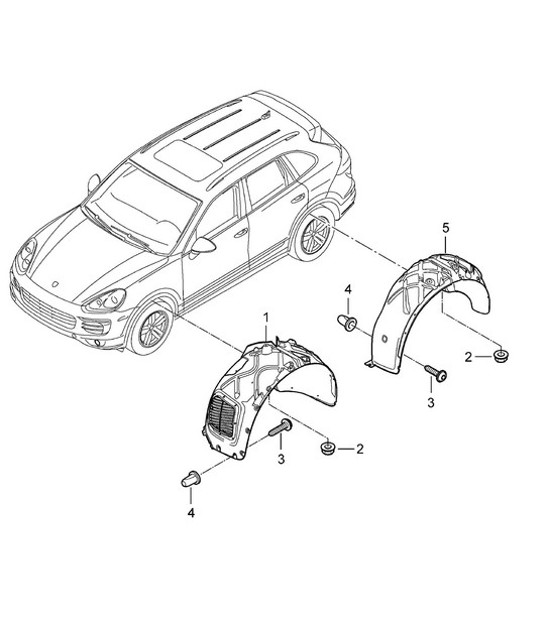 Diagram 801-080 Porsche Macan (95B) MK1 (2014-2018) Body