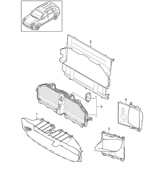Diagram 802-040 Porsche Macan (95B) MK1 (2014-2018) Body