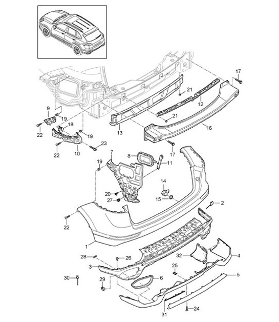 Diagram 802-060 Porsche 944 (1982-1991) 