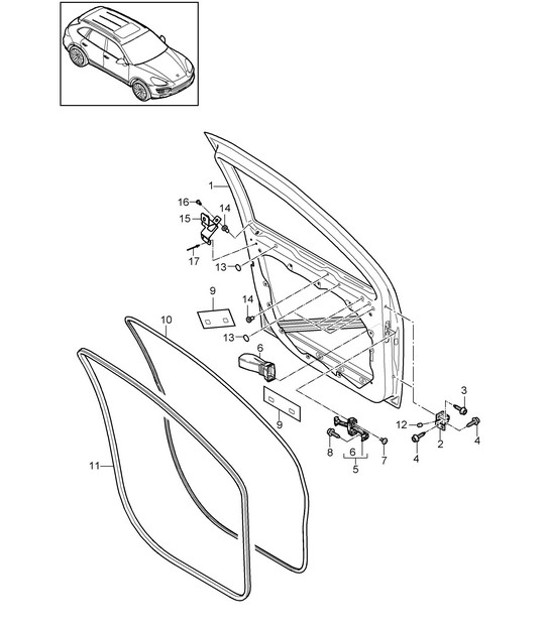 Diagram 804-000 Porsche 9J1.1 Taycan 2020-24 