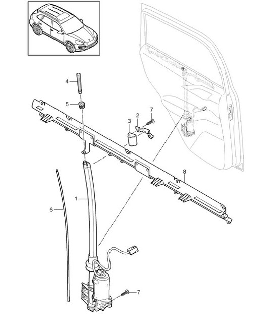 Diagram 804-060 Porsche 997 MK1 GT3 / GT3 RS 2007-09 Body