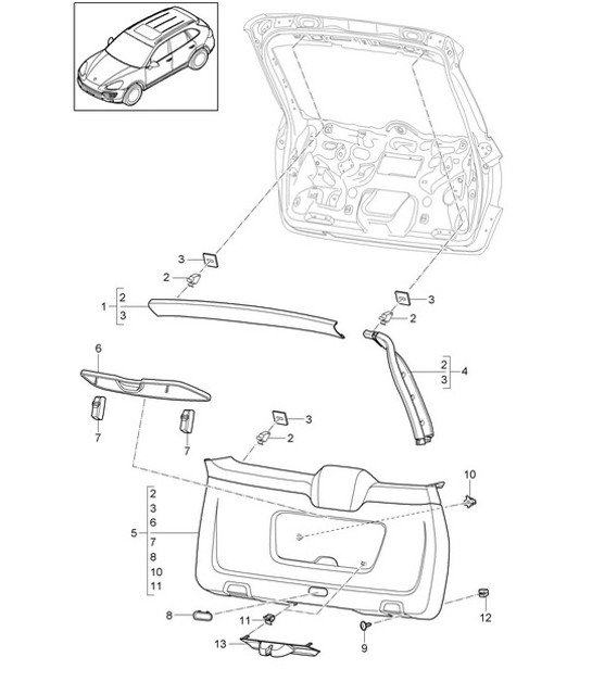 Diagram 807-035 Porsche Macan (95B) MK3 2022>> 
