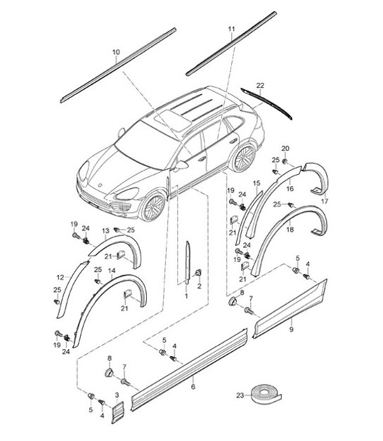 Diagram 810-005 Porsche 9J1.1 Taycan 2020-24 