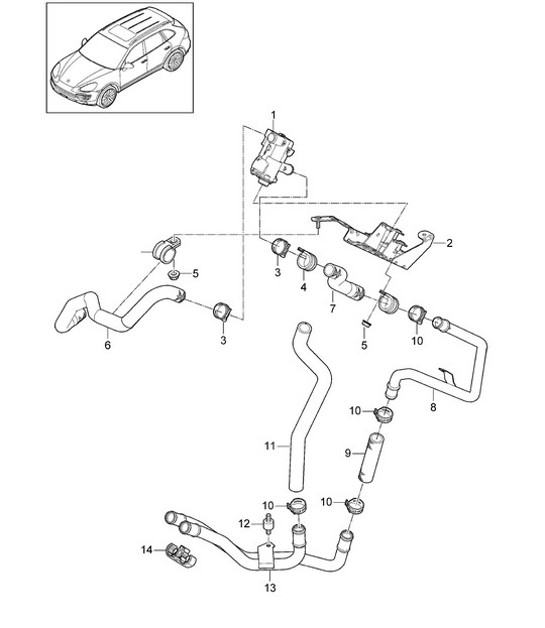 Diagram 813-015 Porsche 944 (1982-1991) 