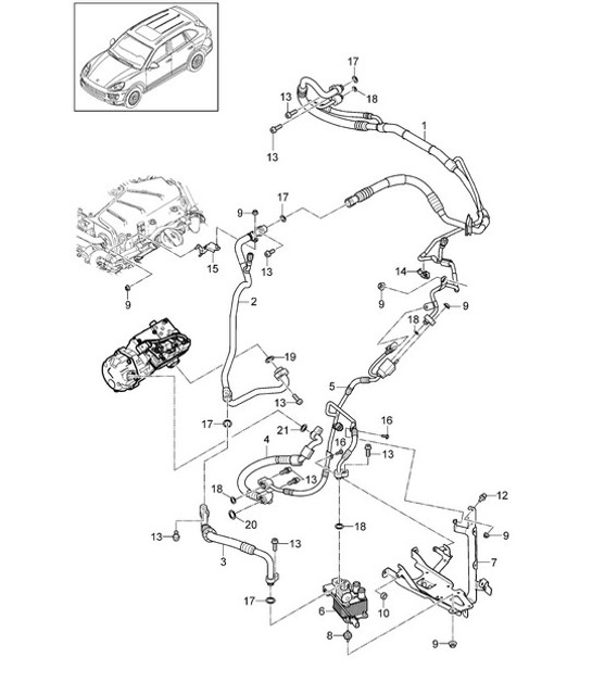 Diagram 813-062 Porsche Cayman 2.7L 987C 2006-08 Body