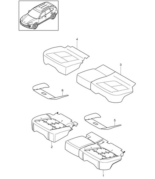 Diagram 817-040 Porsche 997 MK1 GT3 / GT3 RS 2007-09 Body